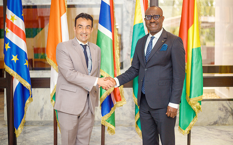Le Président de la BIDC et l’Ambassadeur d’Égypte au Togo discutent des possibilités de partenariat